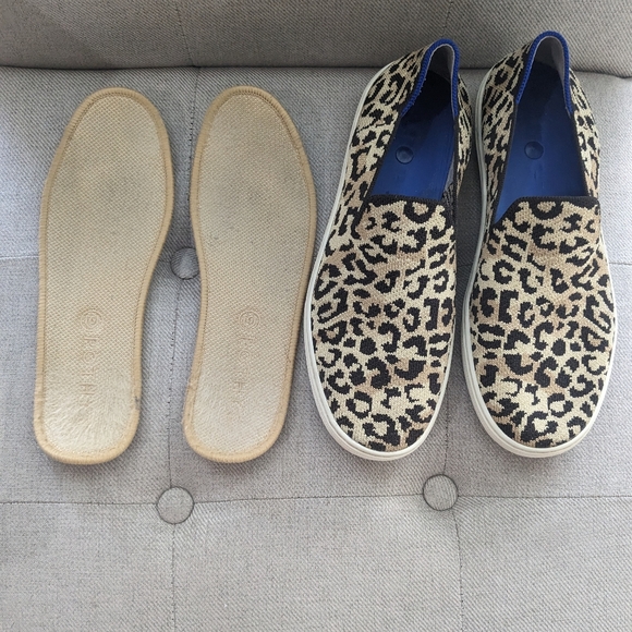 ROTHYS Little Desert Cat Textile Original Slip On Shoes Brown Sneakers Size 8.5 - Picture 8 of 10